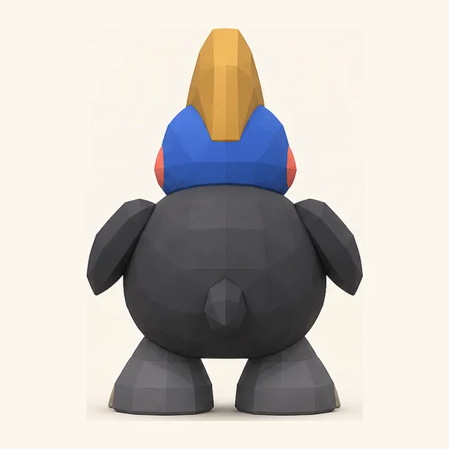 Cassowarrior — Back
